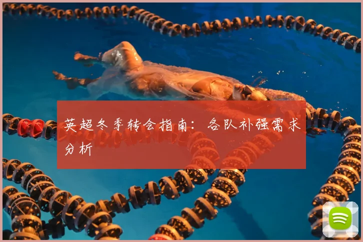 英超冬季转会指南:各队补强需求分析